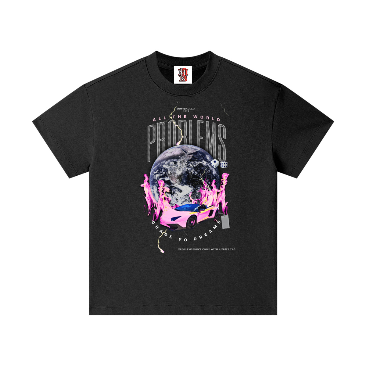 Kids Problem Tee Pink