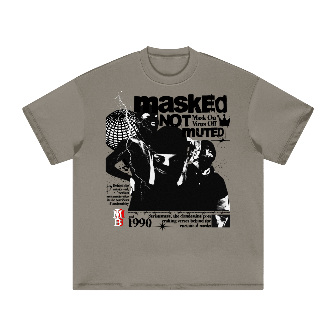 IMB Mask On GC Tee